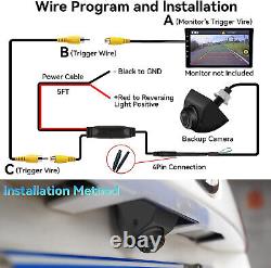 4.3 Mirror Monitor Radar Reverse Camera for car front rear view Reversing