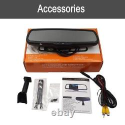 4.3 Rear View Mirror monitor Backup Camera For Jeep Wrangler JK 2007-2018