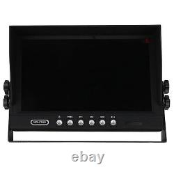 4 Channel 4PIN 9 4 Split Quad Screen Car Rear View Monitor For Reversing Camera