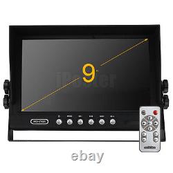 4 Channel 4PIN 9 4 Split Quad Screen Car Rear View Monitor For Reversing Camera