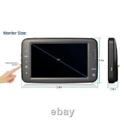 5 Digital Wireless Monitor Rear View IR CCD Camera For RV Horse Trailer Truck
