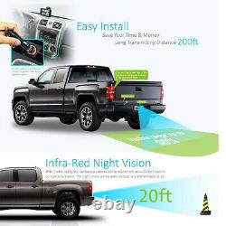 5 Digital Wireless Monitor Rear View IR CCD Camera For RV Horse Trailer Truck