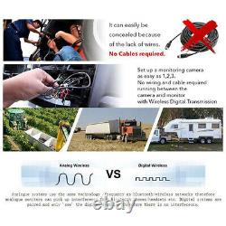 5 Digital Wireless Monitor Rear View IR CCD Camera For RV Horse Trailer Truck