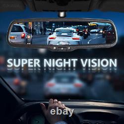 5 Split Mirror Monitor BSD DashCam 2k+1080p Backup Camera for Rearview Reverse