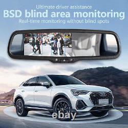 5 Split Mirror Monitor BSD DashCam 2k+1080p Backup Camera for Rearview Reverse