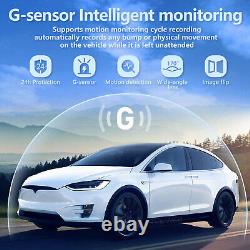 5 Split Mirror Monitor BSD DashCam 2k+1080p Backup Camera for Rearview Reverse