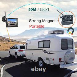 5 Wireless Car Monitor Portable Magnetic Reversing Rechargeable Backup Camera