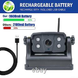 5 Wireless Car Monitor Portable Magnetic Reversing Rechargeable Backup Camera