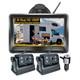 5'' Wireless Monitor Magnetic Rear View Reverse Backup Camera For Rv/5th Wheels
