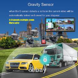 5ch 10.36 Touchable Monitor DVR 1080P Backup camera For Truck Rear view Reverse