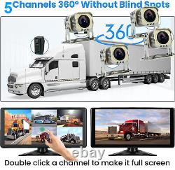 5ch 10.36 Touchable Monitor DVR 1080P Rear view Reverse Backup camera For Truck