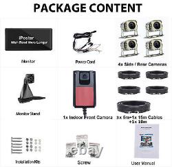 5ch 10.36 Touchable Monitor DVR 1080P Rear view Reverse Backup camera For Truck