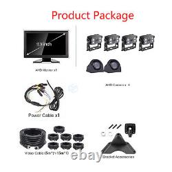 6ch 10.36 IPS Monitor DVR AHD 1080p Camera for Truck BUS Bus Rear View Reverse