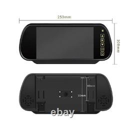 7Mirror Monitor Windscreen Suction 4x4PIN Side Rear Reversing Cameras For Truck