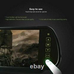 7Mirror Monitor Windscreen Suction 4x4PIN Side Rear Reversing Cameras For Truck