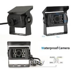 7Mirror Monitor Windscreen Suction 4x4PIN Side Rear Reversing Cameras For Truck