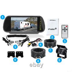 7 Car Monitor CCD Rear View Reversing Camera Suzy Coil Trailer Cable Caravan RV