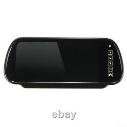 7'' Car Rear View Mirror Monitor HD Reverse Backup Camera For jeep JK 2007-2018