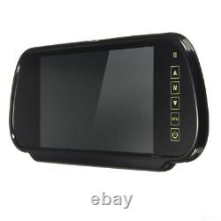 7'' Car Rear View Mirror Monitor HD Reverse Backup Camera For jeep JK 2007-2018