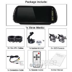 7 Car Rear View Monitor Backup Camera For Caravan Trailer Reversing Suction Cup