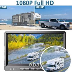 7'' DVR Monitor 1080P 4 Side Rear Backup Cameras Reversing for Truck/Trailer/RV