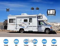 7'' DVR Monitor 1080P 4 Side Rear Backup Cameras Reversing for Truck/Trailer/RV