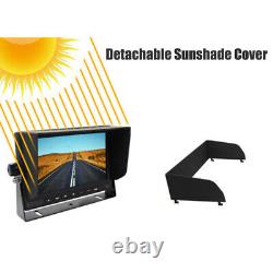 7 DVR Monitor Rear Side View Backup Camera 1080P Reverse for RV Tractor Truck