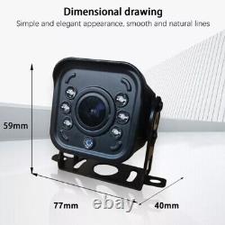 7 DVR Monitor Rear Side View Backup Camera 1080P Reverse for RV Tractor Truck