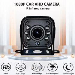 7 DVR Monitor Rear Side View Backup Camera 1080P Reverse for RV Tractor Truck