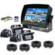 7 Dvr Record Quad Split Monitor 4xahd Side Rear View Backup Camera For Truck Rv