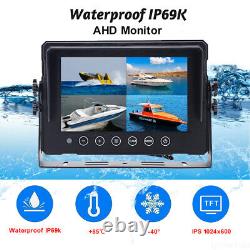 7 HD Rearview Reverse 1080P Camera Waterproof Heavy Duty Mining Industrial Boat