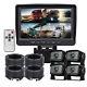 7 Ips Screen Quad Monitor Dvr 4x 4 Pin Ahd 1080p Rear View Camera 12-24v Truck