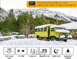 7 IPS Screen Quad Monitor DVR 4x 4 PIN AHD 1080P Rear View Camera 12-24v Truck