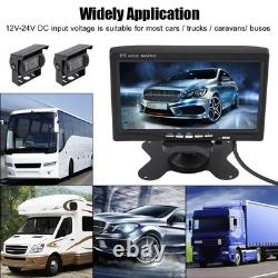 7 Inch TFT LCD Monitor Car Rear View Backup Reversing Camera Night Vision For RV