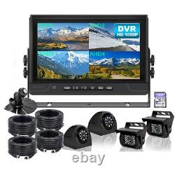 7 Inch Truck Caravan Monitor DVR 360 View AHD 1080P Side Backup Cameras System