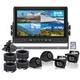 7 Inch Truck Caravan Monitor Dvr 360 View Ahd 1080p Side Backup Cameras System