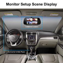 7 Mirror Monitor Brake Light Backup Camera For GMC Savana Chevy Express Reverse