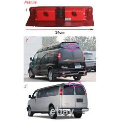 7 Mirror Monitor Brake Light Backup Camera For GMC Savana Chevy Express Reverse