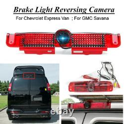 7 Mirror Monitor Brake Light Backup Camera For GMC Savana Chevy Express Reverse