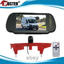 7 Mirror Monitor Brake Light Backup Camera for Peugeot Partner Citroen Berlingo