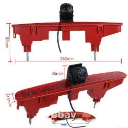 7 Mirror Monitor Brake Light Backup Camera for Peugeot Partner Citroen Berlingo