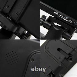 7 Monitor 4 PIN Dual Head Rear View Reversing Cameras 2x 20m 12-24v For Caravan