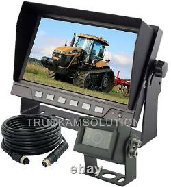7 Rear View Backup Reverse Camera System Waterproof For Skid Steer, Rv, Trucks