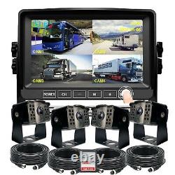 7 Touch Screen Monitor DVR 128GB 1080P Rear View Reversing Camera For Truck Bus