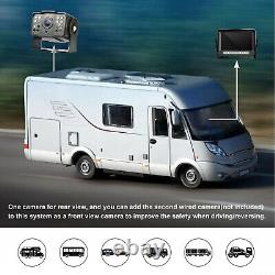 7 Touch Screen Monitor DVR 128GB 1080P Rear View Reversing Camera For Truck Bus