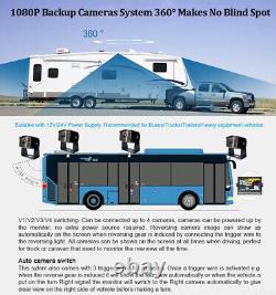 7 Touch Screen Monitor DVR 128GB 1080P Rear View Reversing Camera For Truck Bus