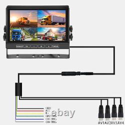7 Touch Screen Monitor DVR 128GB 1080P Rear View Reversing Camera For Truck Bus