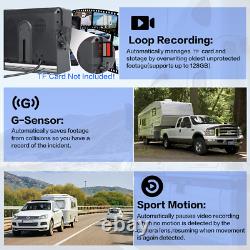 7 Wireless Digital Rear View DVR Monitor Camera Reversing For RV Truck Caravan