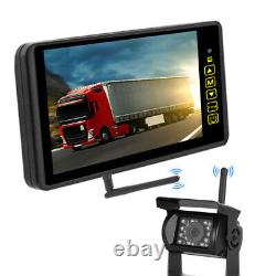 9 12-24V LCD Full-time Rear View Monitor Car Reverse Night Vision Backup Camera