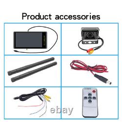 9 12-24V LCD Full-time Rear View Monitor Car Reverse Night Vision Backup Camera
